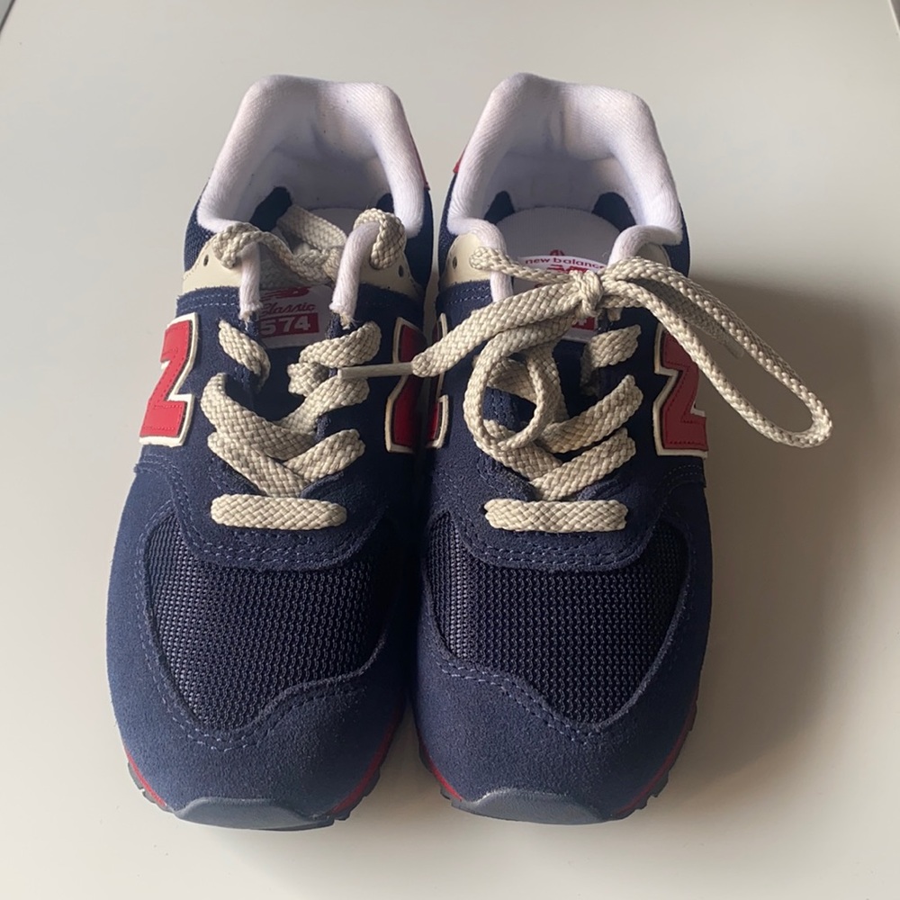 New Balance Kids 574 Lace-Up Sneaker Size 1